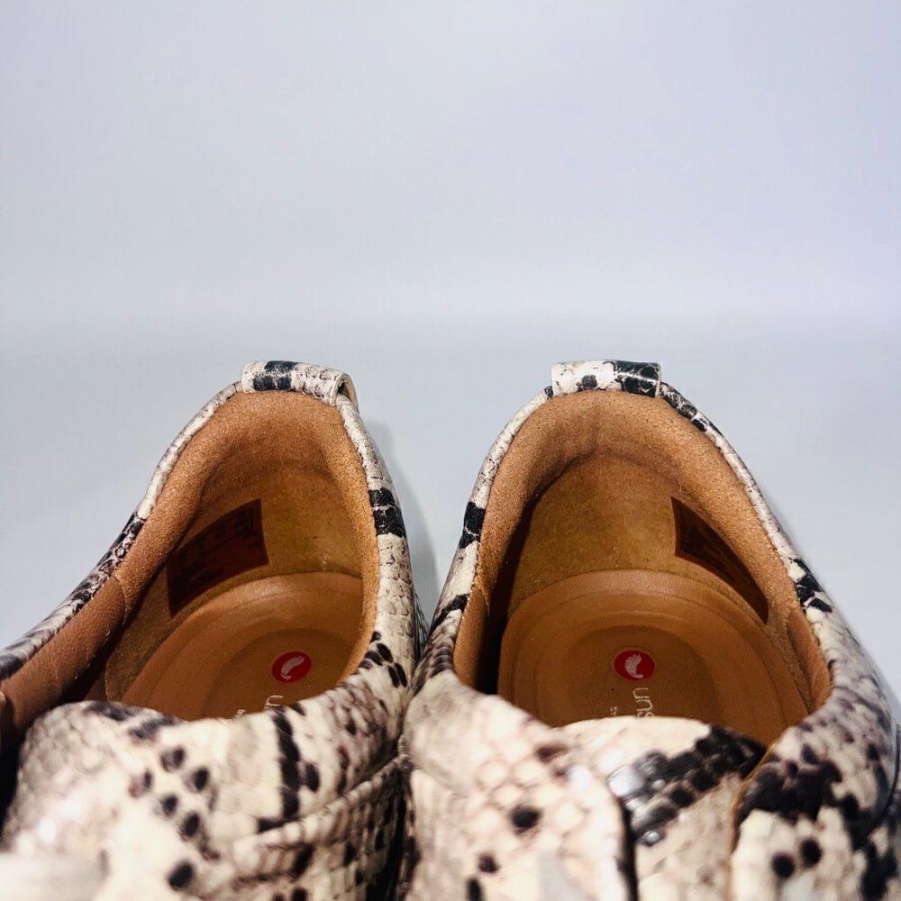 Clarks Un Maui Lace Natural Snake Unstructured 15764 Beige Women's 6 - Picture 11 of 11